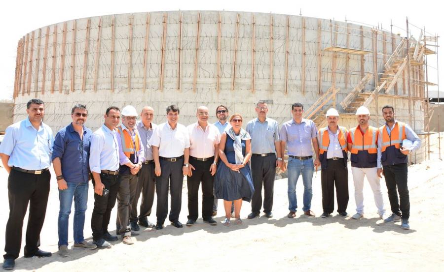  رئيسة الاتحاد الاوروبي للتعاون في فلسطين تزور مصلحة مياه بلديات الساحل وبعض مشاريعها الاستراتيجية